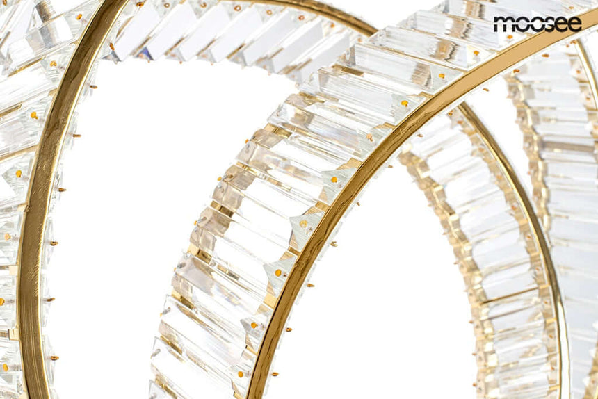 Lámpara colgante Wave 120 dorada