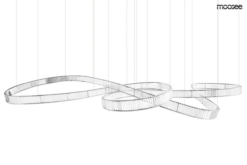 Lámpara colgante Wave 380 cromada