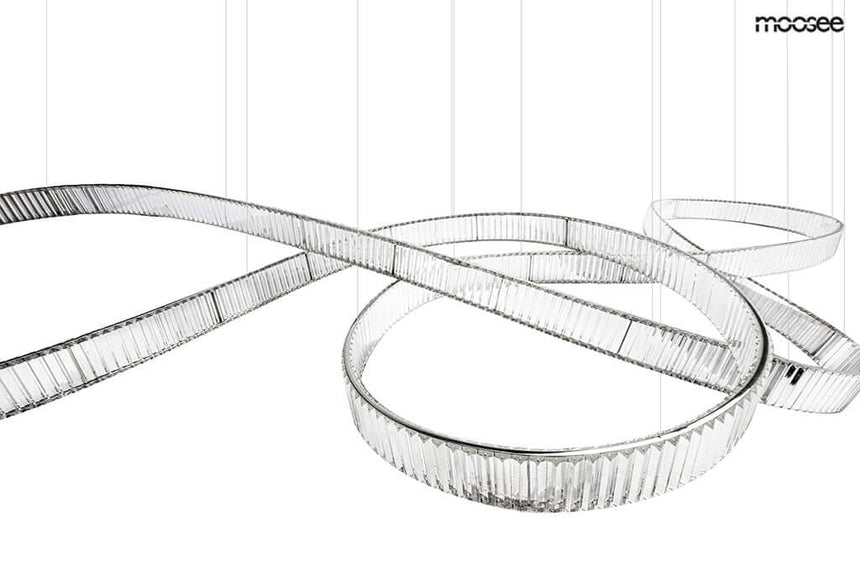 Lámpara colgante Wave 380 cromada