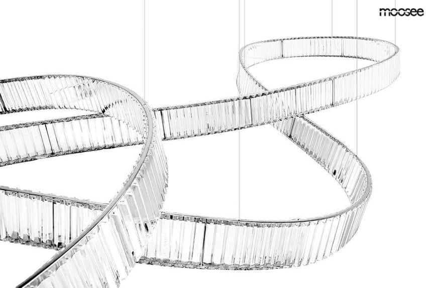 Lámpara colgante Wave 380 cromada