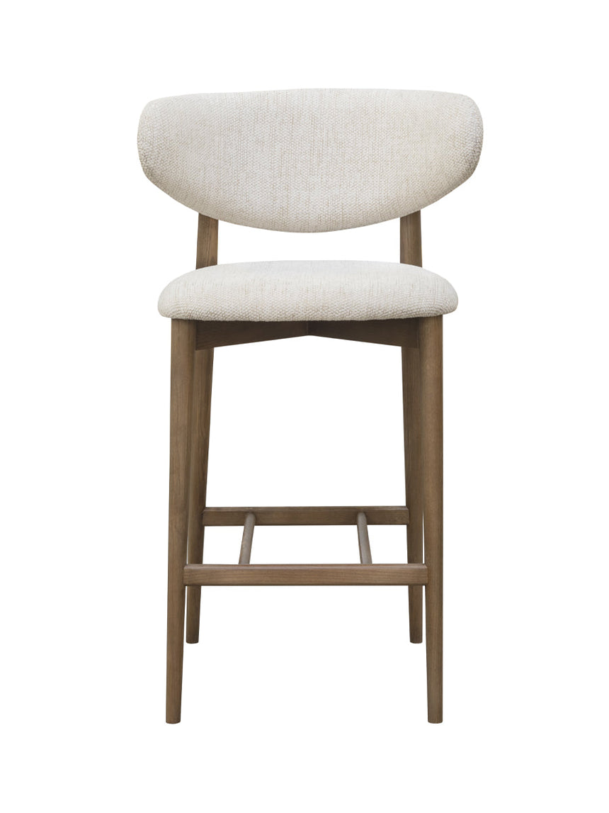 Taburete de bar Nara, disponible en varios colores.