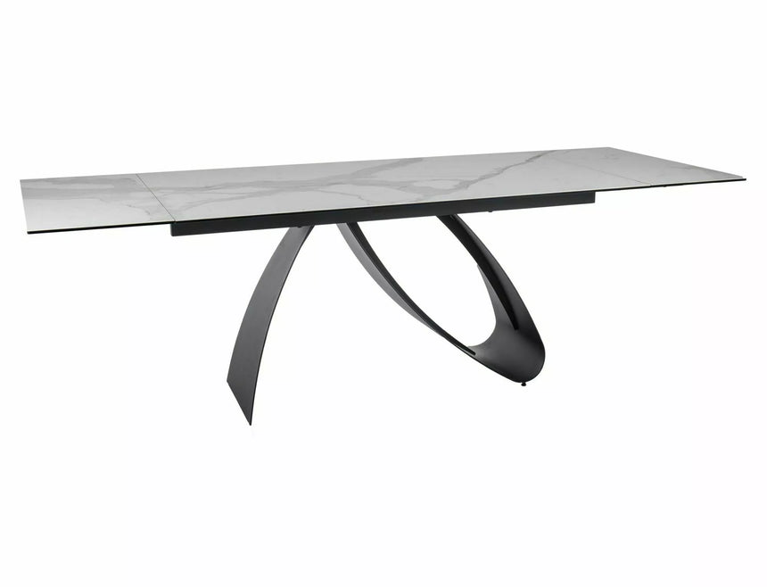 Mesa de comedor Diuna Cerámica Statuario Venato