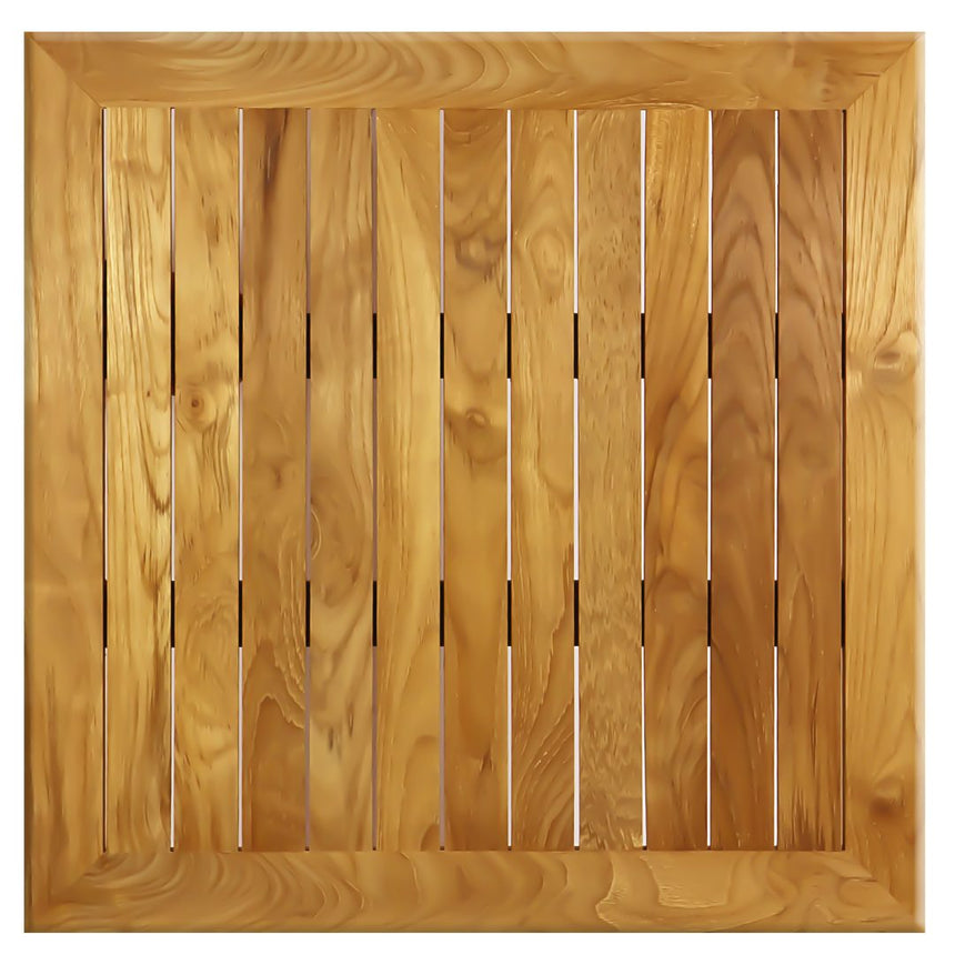 Tablero de mesa de teca maciza