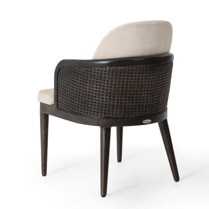 Silla de restaurante Martin, con tapizado y tinte opcionales