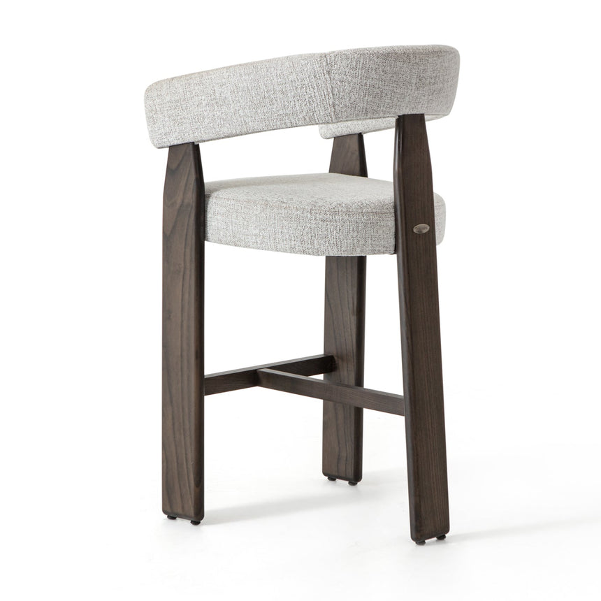 Taburete de bar-restaurante Alden, con tapizado opcional