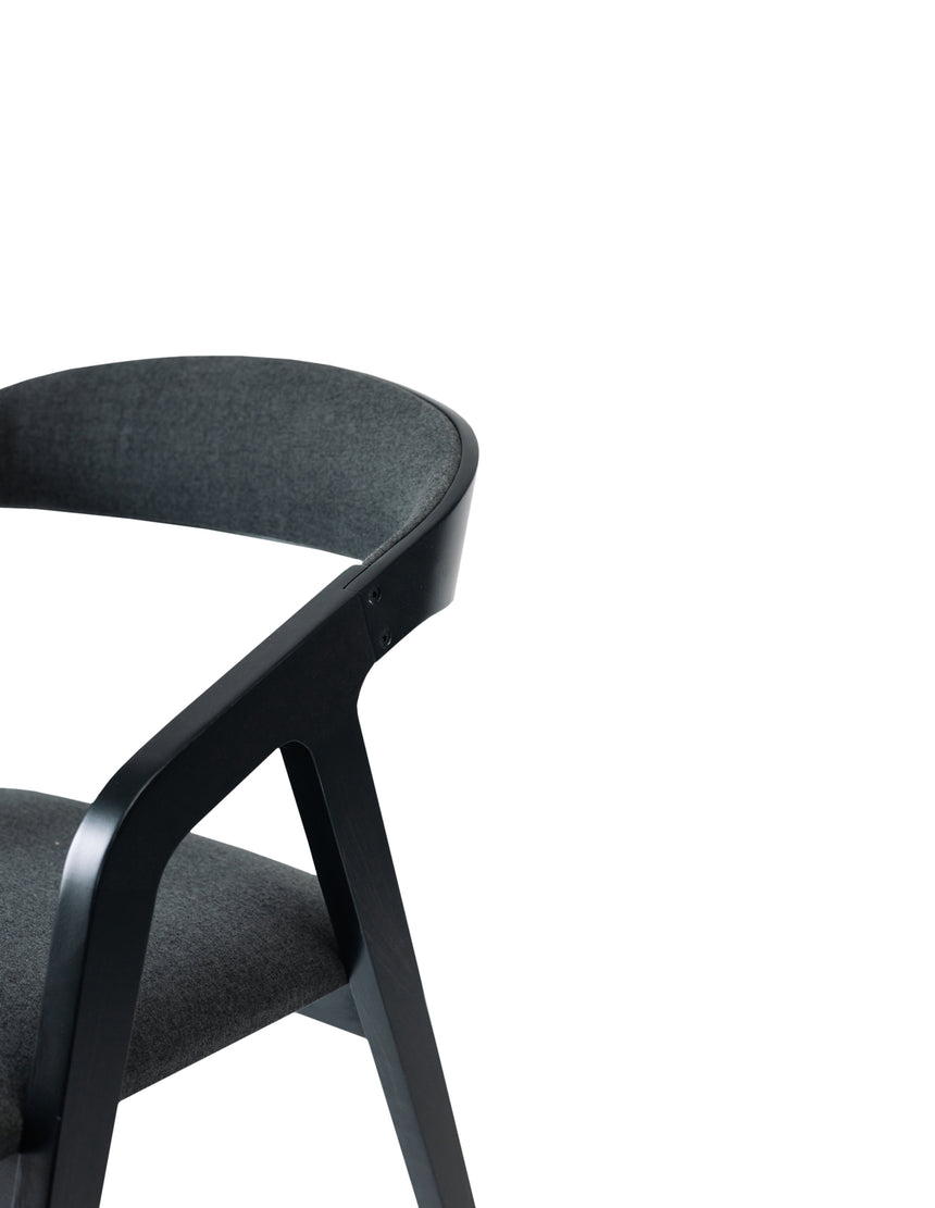 Silla de comedor Frame P - con tapizado/tinte opcional 