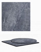 Tablero de mesa HPL/Compact de hormigón PA, 12 mm