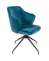 Silla de comedor Andor con base giratoria