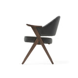 Silla de restaurante Robert, con tapizado y tinte opcionales