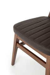 Silla de restaurante Evans, con tapizado opcional, teñido 