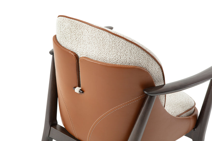 Silla de restaurante Wilson, con tapizado y tinte opcionales