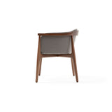 Silla de restaurante Marta, con tapizado y tinte opcional