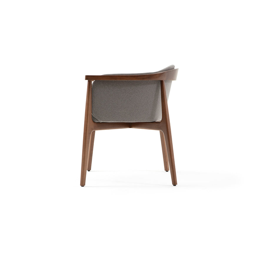 Silla de restaurante Marta, con tapizado y tinte opcional