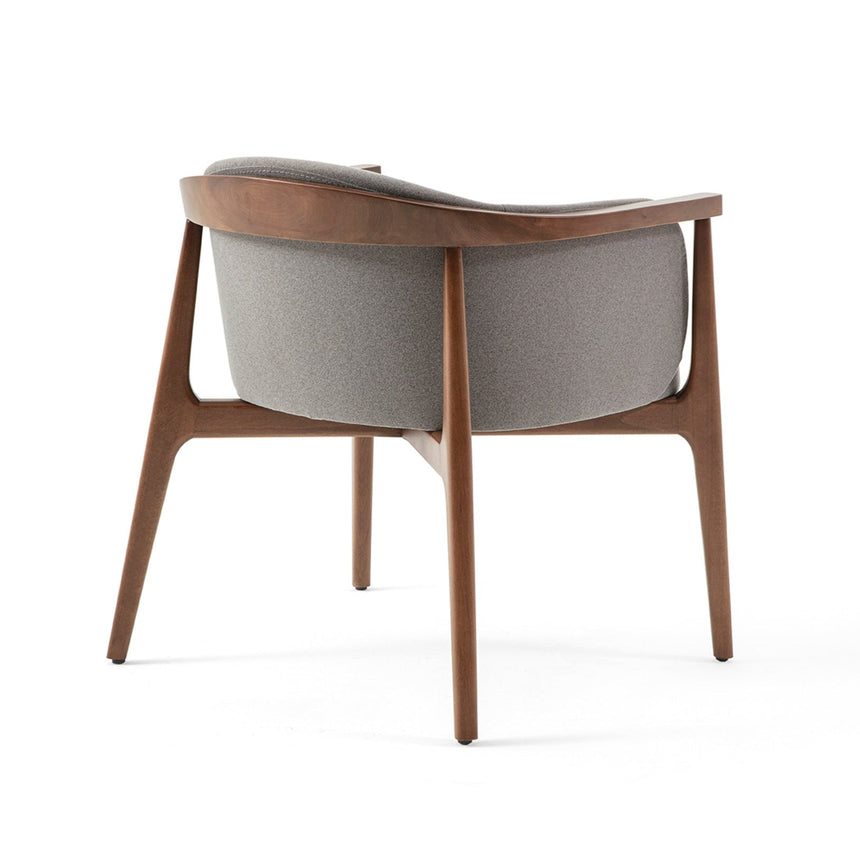 Silla de restaurante Marta, con tapizado y tinte opcional