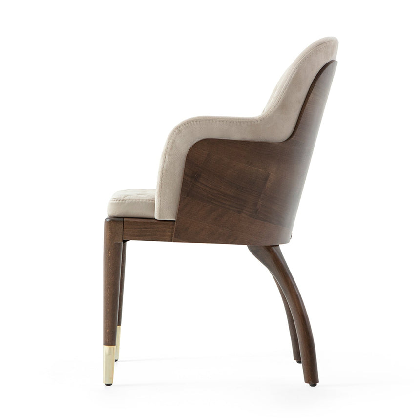 Silla de restaurante Charla Plus, con tapizado y tinte opcionales