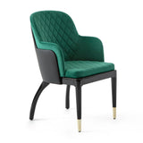 Silla de restaurante Charla, con tapizado y tinte opcionales