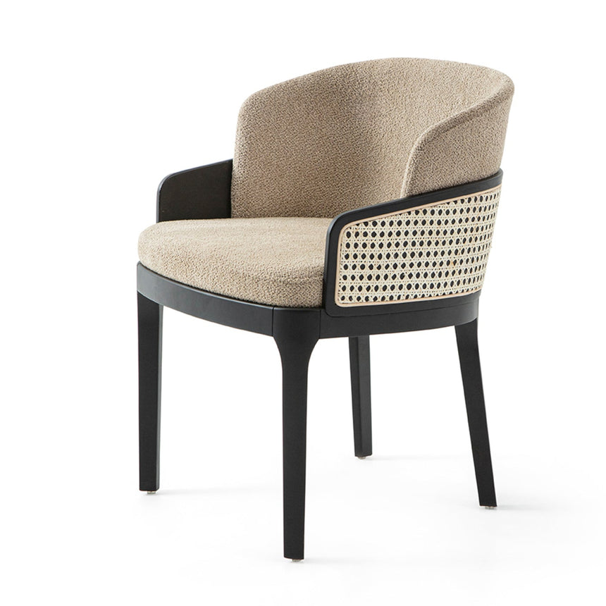 Silla de restaurante Kyle, con tapizado y tinte opcionales