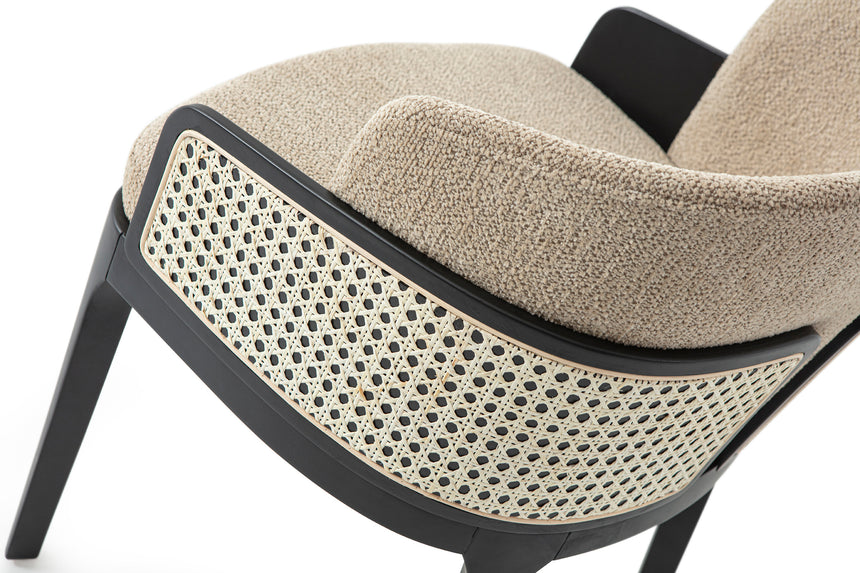 Silla de restaurante Kyle, con tapizado y tinte opcionales