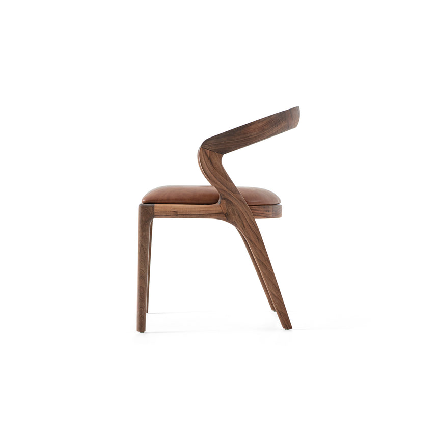 Silla de restaurante Isla, con tapizado y tinte opcionales 