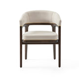 Silla de restaurante Sophia, con tapizado y tinte opcionales. 