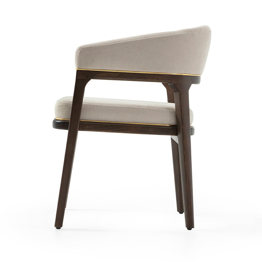 Silla de restaurante Sophia, con tapizado y tinte opcionales. 