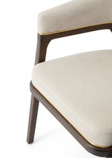 Silla de restaurante Sophia, con tapizado y tinte opcionales. 