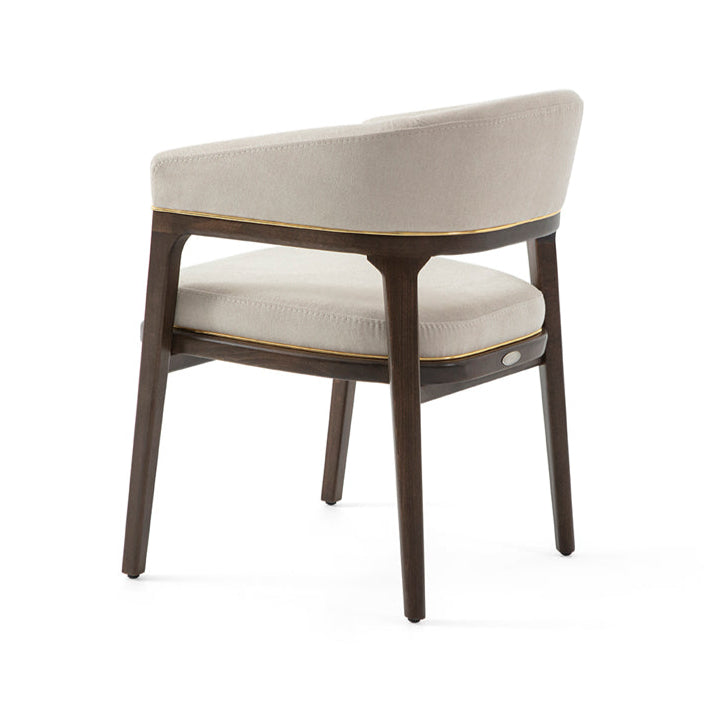 Silla de restaurante Sophia, con tapizado y tinte opcionales. 