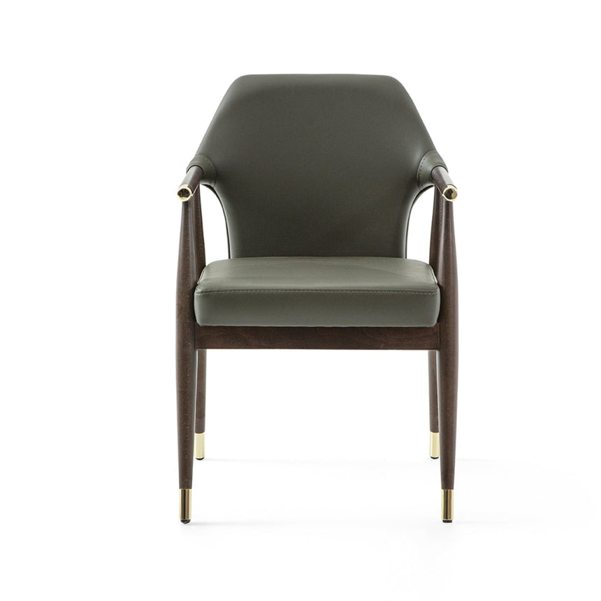 Silla de restaurante California, con tapizado y tinte opcionales.