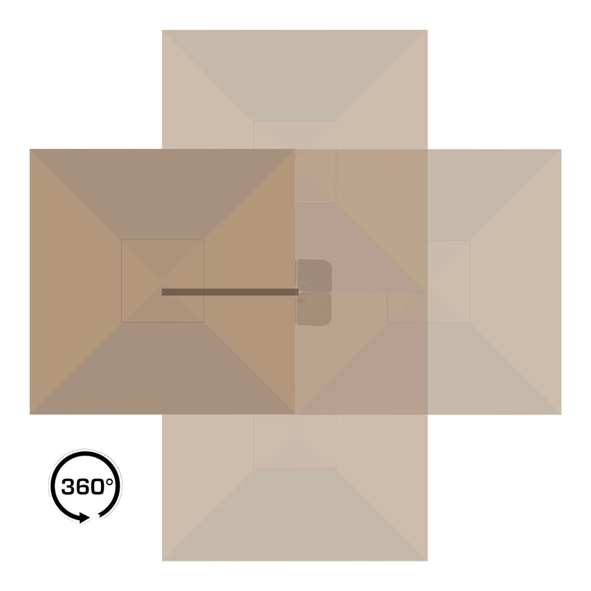 Sombrilla colgante Baza