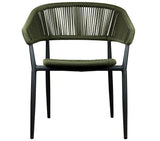 Jacco kültéri szék, zöld színben