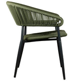 Jacco kültéri szék, zöld színben