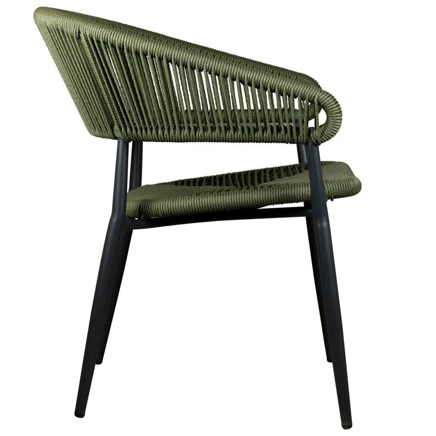Jacco kültéri szék, zöld színben