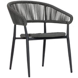 Jacco kültéri szék, szürke színben