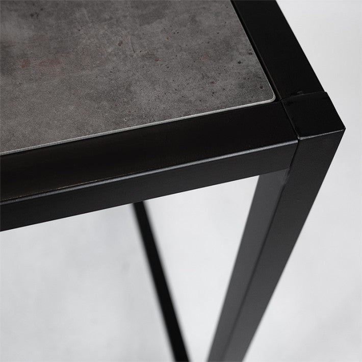 Estructura de mesa de bar para exterior ENFIBER 75x75 cm