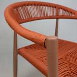 Silla de exterior Jonah, naranja