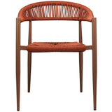 Silla de exterior Jonah, naranja