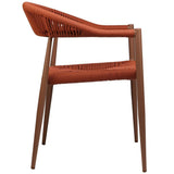 Silla de exterior Jonah, naranja