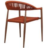 Silla de exterior Jonah, naranja