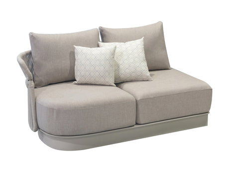 Conjunto de sofás de jardín Higold Aio de 6 plazas - gris topo