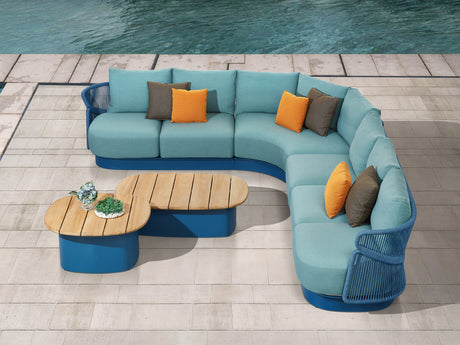 Conjunto de sofás de jardín de 6 plazas Higold Aio