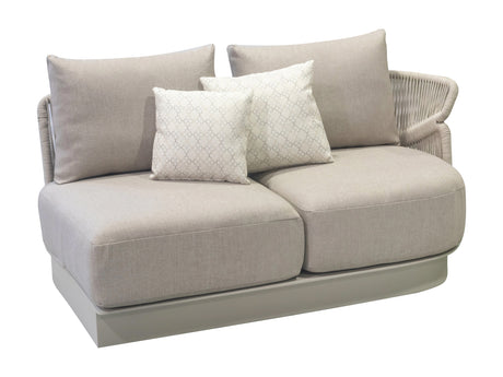 Conjunto de sofás de jardín Higold Aio de 6 plazas - gris topo