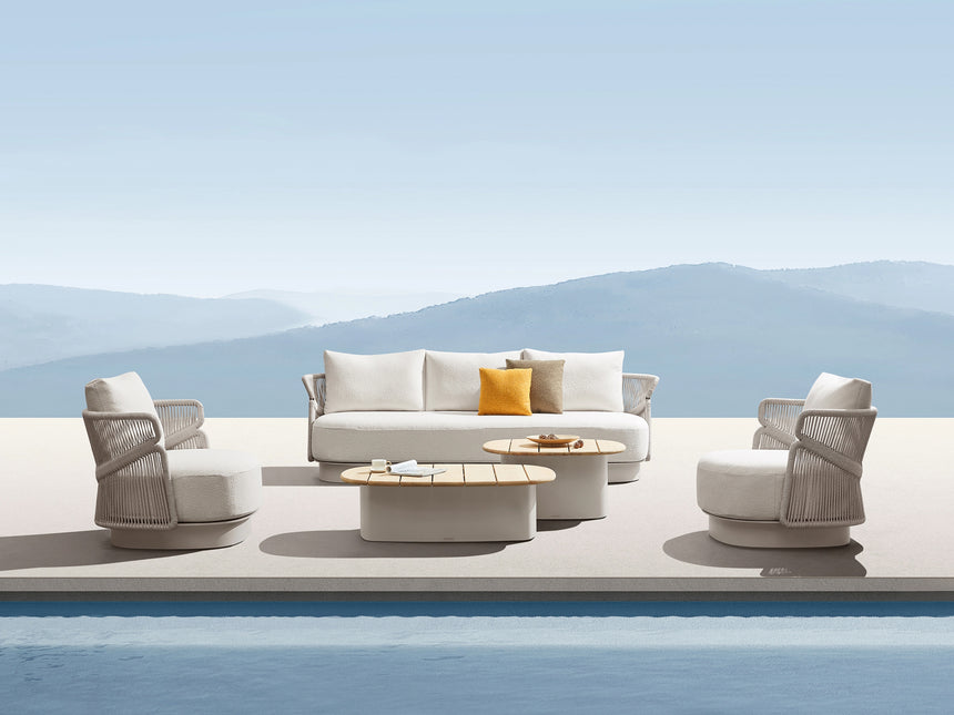 Higold Aio 5 személyes kerti ülőgarnitúra szett - taupe