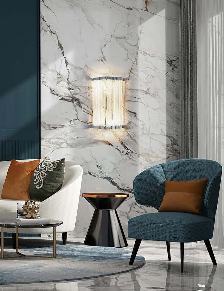 Lámpara de pared Atlanta Wall 2 – aluminio, acero