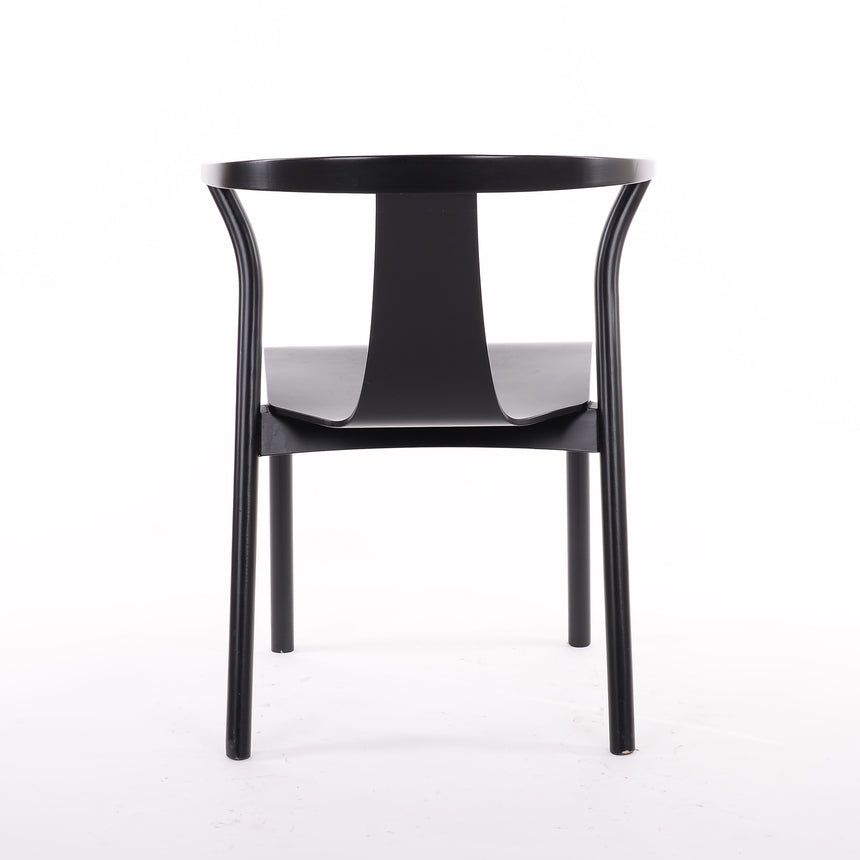 Silla de restaurante Arres - con tapizado/tinte opcional 