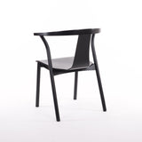 Silla de restaurante Arres - con tapizado/tinte opcional 