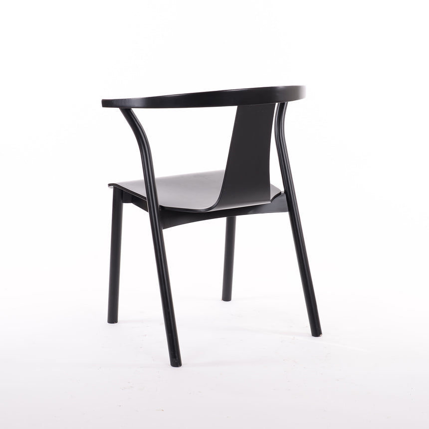 Silla de restaurante Arres - con tapizado/tinte opcional 