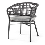 Grattoni kültéri teraszszék Atol antracit