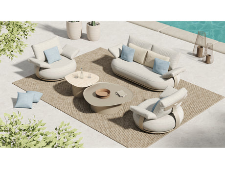 Conjunto de sofás de jardín de 4 plazas Higold Calla