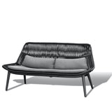 Conjunto de jardín Grattoni Como para 4 personas, antracita