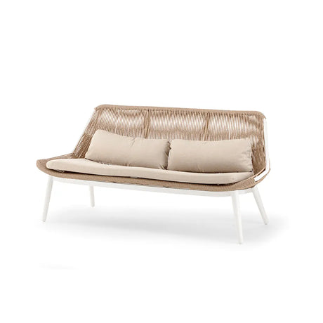 Conjunto de jardín Grattoni Como para 4 personas, beige 